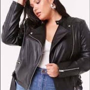 Forever21 plus faux leather Moto jacket